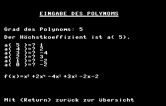 Polynomgrafik Screenshot #3