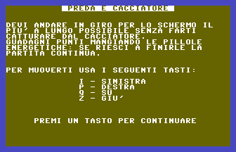 Preda E Cacciatore Title Screenshot