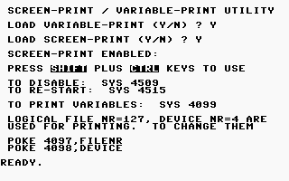 Print Utility Plus/4 Screenshot