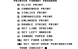 Printer Format Program