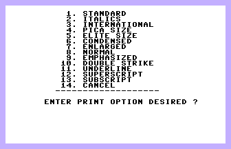 Printer Set Up Program Screenshot