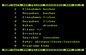 Privat Kassebuch V3.5 Screenshot