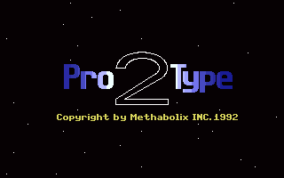 Pro 2 Type Screenshot