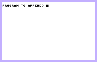 Program Appender Screenshot