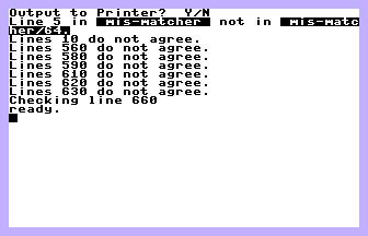 Program Mis-Matcher Screenshot