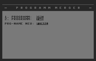 Programm Merger Screenshot