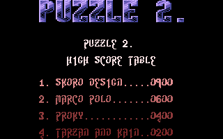 Puzzle 2 Title Screenshot