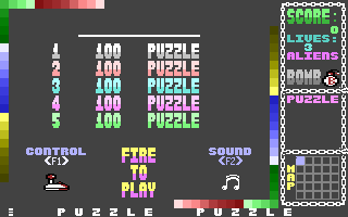 Puzzle (Byte Games 22) Title Screenshot