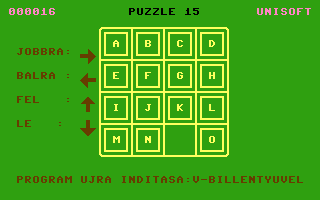 Puzzle (Unisoft) Screenshot