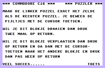 Puzzler (Dutch) Title Screenshot