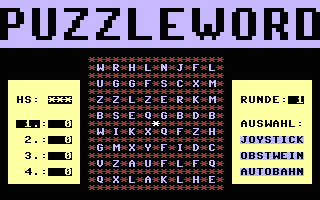 Puzzleword C16 Screenshot