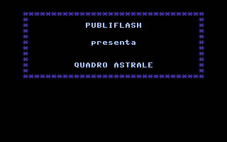 Quadro Astrale Title Screenshot