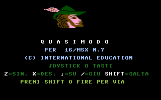 Quasimodo Title Screenshot