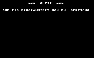 Quest (German) Title Screenshot