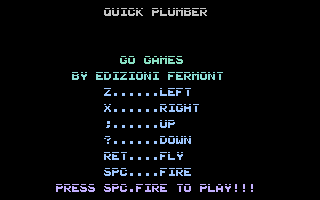 Quick Plumber (Go Games 31) Title Screenshot