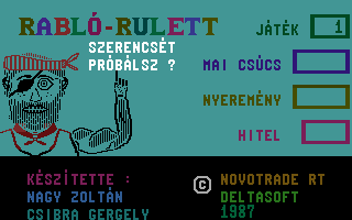 Rabló-Rulett Title Screenshot