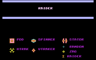 Raider (Go Games 40) Title Screenshot
