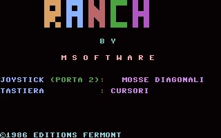 Ranch Title Screenshot