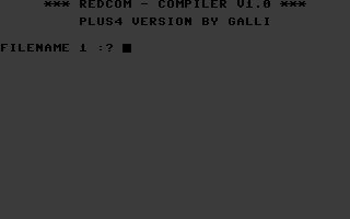 Redcom-Compiler Screenshot