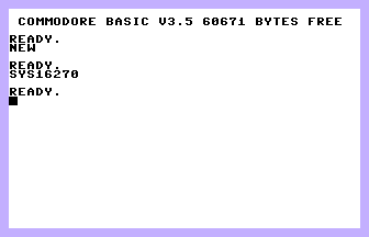 Restore (Commodore 16 Exposed) Screenshot