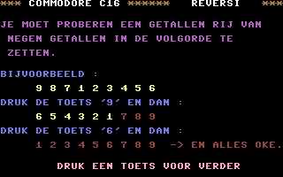 Reversi (Dutch) Title Screenshot