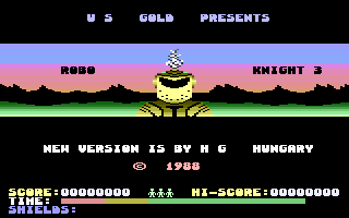 Robo Knight 3 Title Screenshot