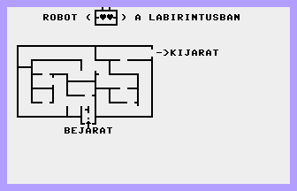 Robot A Labirintusban Screenshot