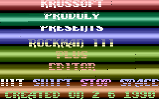 Rockman III + Editor Title Screenshot
