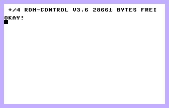 ROM-Control Screenshot