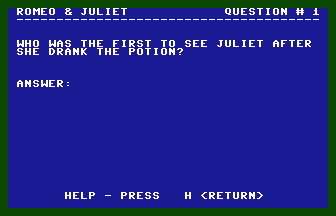Romeo & Juliet Screenshot