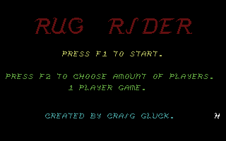 Rug Rider Title Screenshot