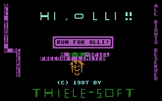 Run For Olli Title Screenshot