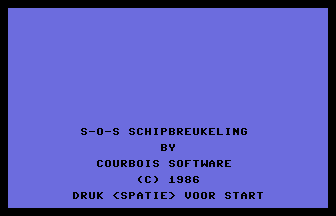 S-O-S Schipbreukeling Title Screenshot