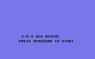S-O-S Sea Rescue Title Screenshot