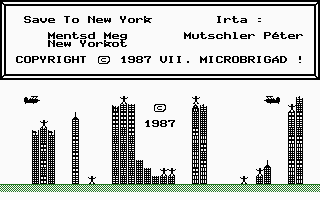 Save New York Title Screenshot