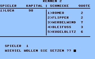 Schnecken Rennen Screenshot