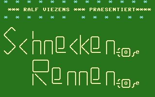 Schnecken Rennen Title Screenshot