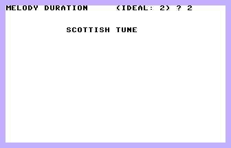 Scottish Tune Screenshot