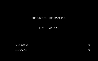 Secret Service Title Screenshot
