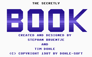 The Secretly Book Title Screenshot