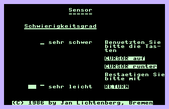 Sensor Title Screenshot