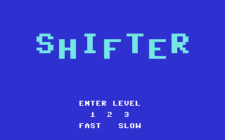 Shifter Title Screenshot