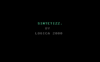 Sintetizzatore (Computer Set 13) Title Screenshot