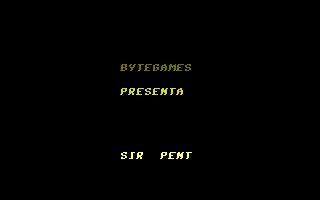 Sir Pent Title Screenshot