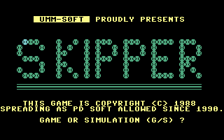 Skipper Title Screenshot