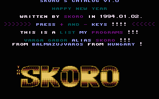 Skoro's Catalog V1.0 Screenshot
