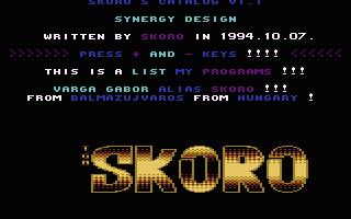 Skoro's Catalog V1.1 Screenshot