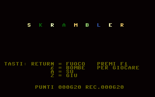 Skrambler Title Screenshot