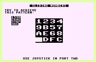 Sliding Numbers Screenshot