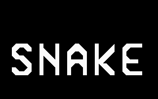 Snake Title Screenshot